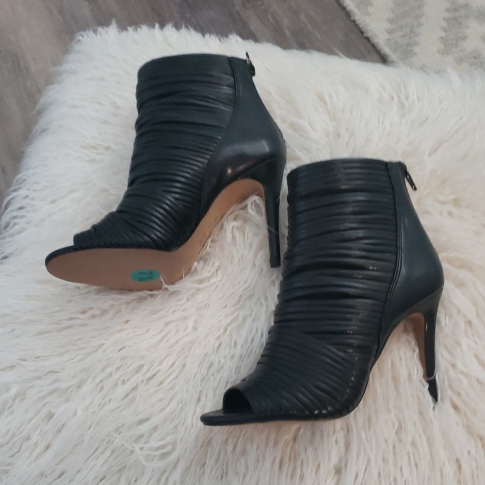 BCBG Open Toe Booties NWOT